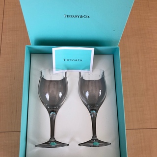ティファニーペアワイングラス(グラス/カップ)