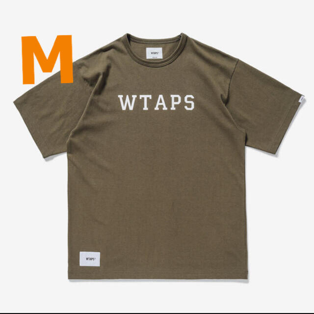 W)taps(ダブルタップス)の21SS WTAPS COLLEGE TEE OLIVE M メンズのトップス(Tシャツ/カットソー(半袖/袖なし))の商品写真