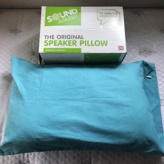 スピーカー枕　Sound asleep speaker pillow お値下げ(枕)