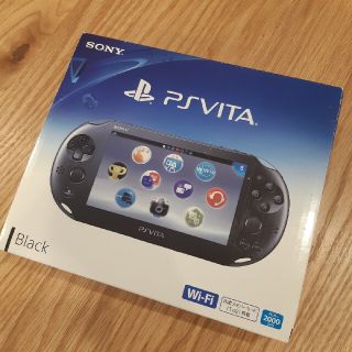 プレイステーションヴィータ(PlayStation Vita)のアズマ様専用  新品 未使用 PSVITA ブラック SONY(携帯用ゲーム機本体)