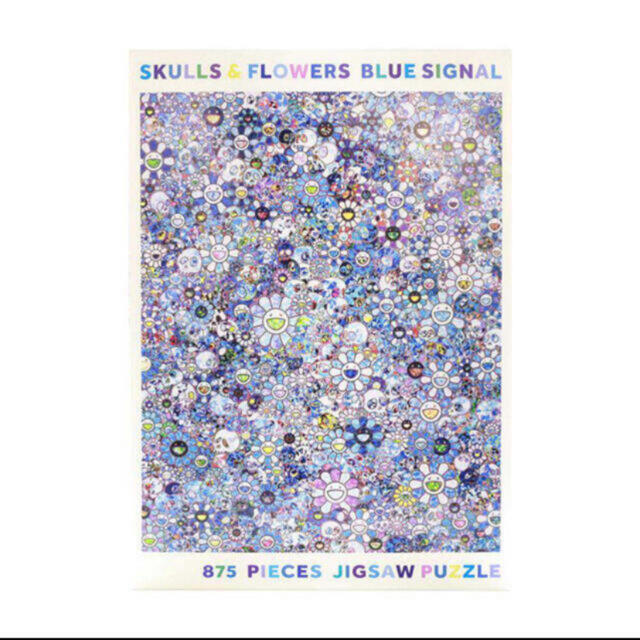 MEDICOM TOY(メディコムトイ)のJigsaw Puzzle SKULLS FLOWERS BLUE SIGNAL エンタメ/ホビーのエンタメ その他(その他)の商品写真