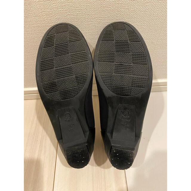 パンプス　黒　24cm レディースの靴/シューズ(ハイヒール/パンプス)の商品写真