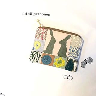 ミナペルホネン(mina perhonen)のおとぎばなし♪ ミナペルホネン　ハンドメイドミニポーチ(ポーチ)