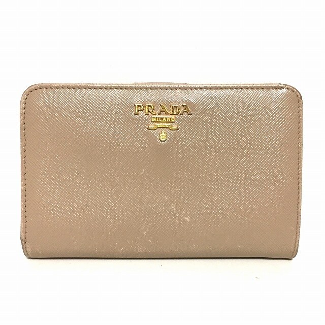 PRADA(プラダ)のプラダ 2つ折り財布 - ベージュ レザー レディースのファッション小物(財布)の商品写真