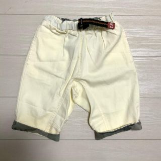 新品 サイズ140 グラミチ系 アウトドア キッズ ハーフパンツ オフホワイト (パンツ/スパッツ)