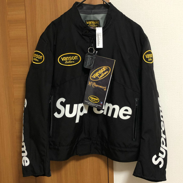 Supreme(シュプリーム)のSUPREME Vanson Leathers Cordura Jacket M メンズのジャケット/アウター(ライダースジャケット)の商品写真