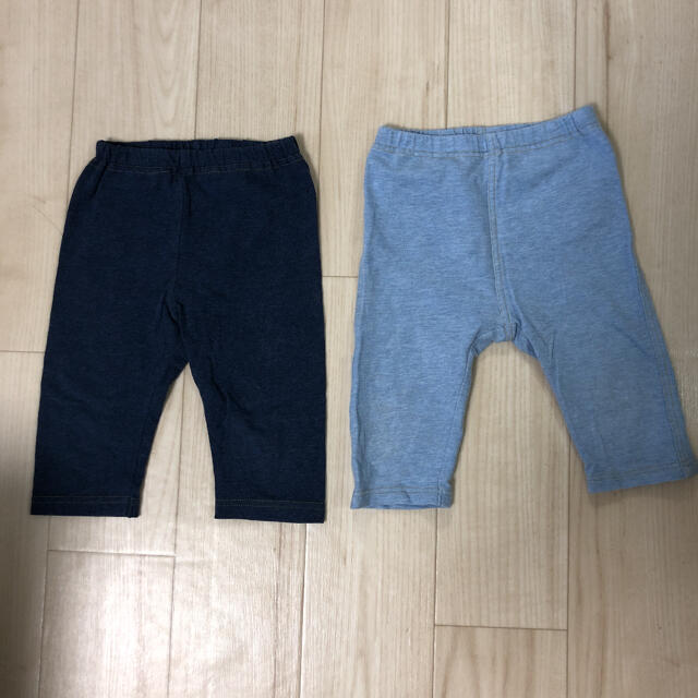 UNIQLO(ユニクロ)のユニクロ アカチャンホンポ レギンス パンツ 7分丈 90 キッズ/ベビー/マタニティのキッズ服男の子用(90cm~)(パンツ/スパッツ)の商品写真