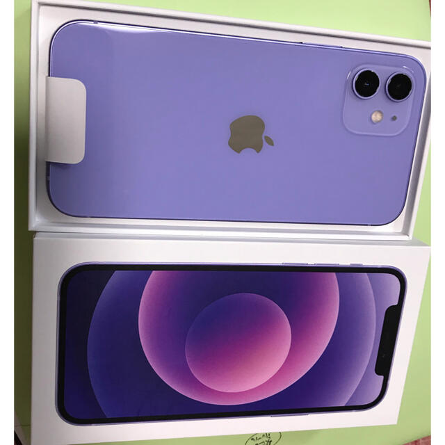 激安/新作 iPhone SIMフリー 未使用 - iPhone 12 MJNJ3J/A パープル