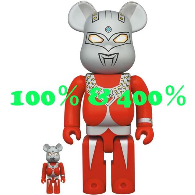 新品未開封サイズBE@RBRICK ウルトラマンタロウ 100％ & 400％