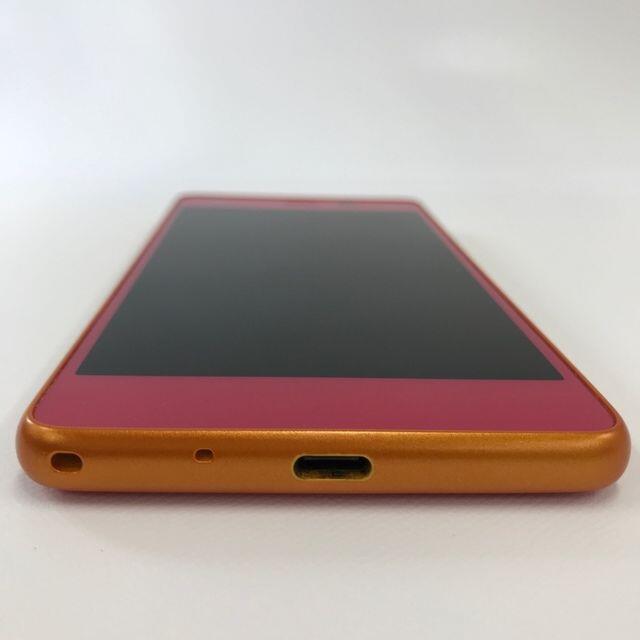 SIMフリー美品au Qua phone QZ KYV44 カシスピンク518 5