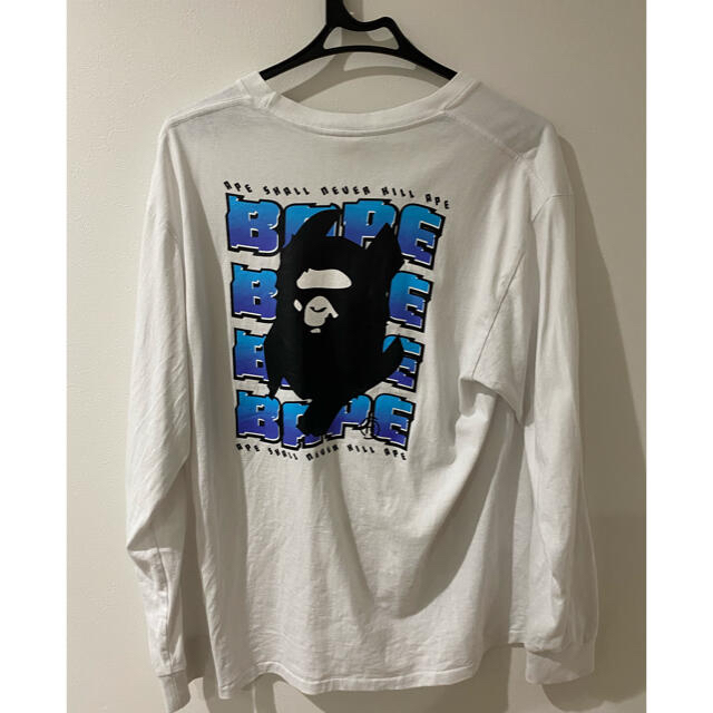 A BATHING APE(アベイシングエイプ)のA BATHING APE  ロンT ホワイト メンズのトップス(Tシャツ/カットソー(七分/長袖))の商品写真