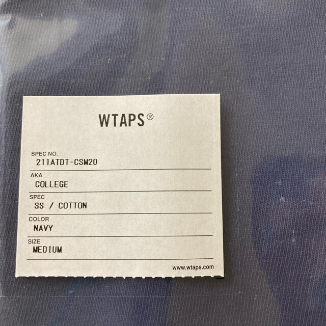 WTAPS COLLEGE / SS / COTTON