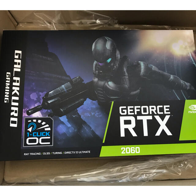 PCパーツ玄人志向 GG-RTX2060-E6GB/DF2 新品未開封 RTX 2060