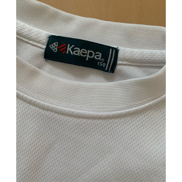 Kaepa(ケイパ)の美品★kaepa白Tシャツ★150cm キッズ/ベビー/マタニティのキッズ服男の子用(90cm~)(Tシャツ/カットソー)の商品写真