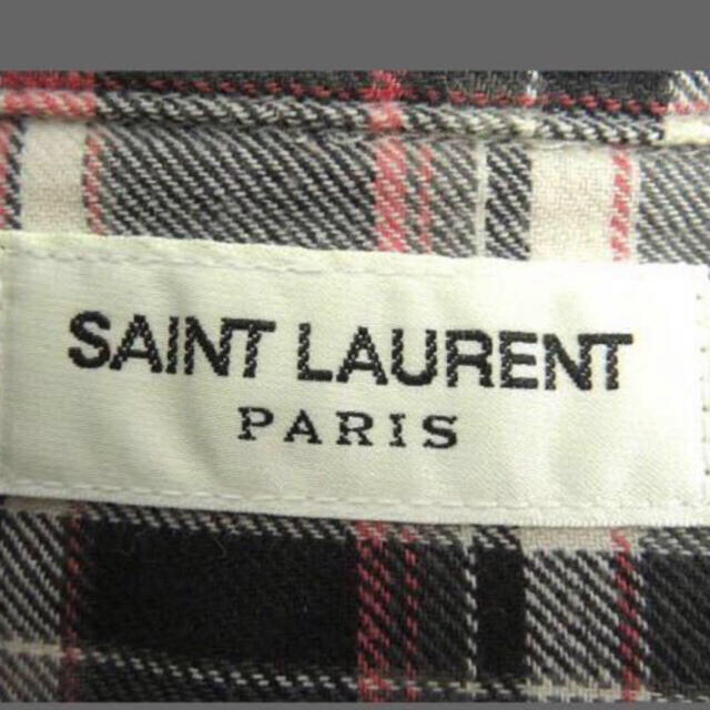 キムタク着SAINT LAURENT PARIS長袖シャツXL