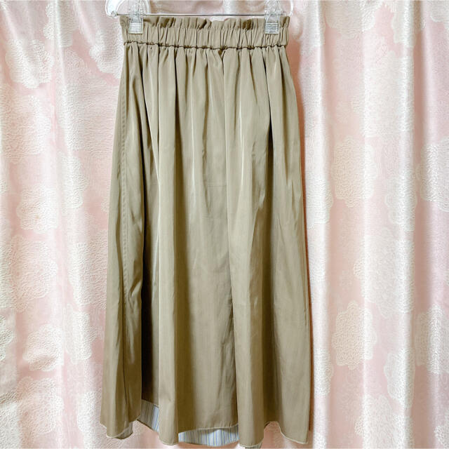 ViS  ビス　スカート　ストライプ　リバーシブル　Mサイズ レディースのスカート(ひざ丈スカート)の商品写真