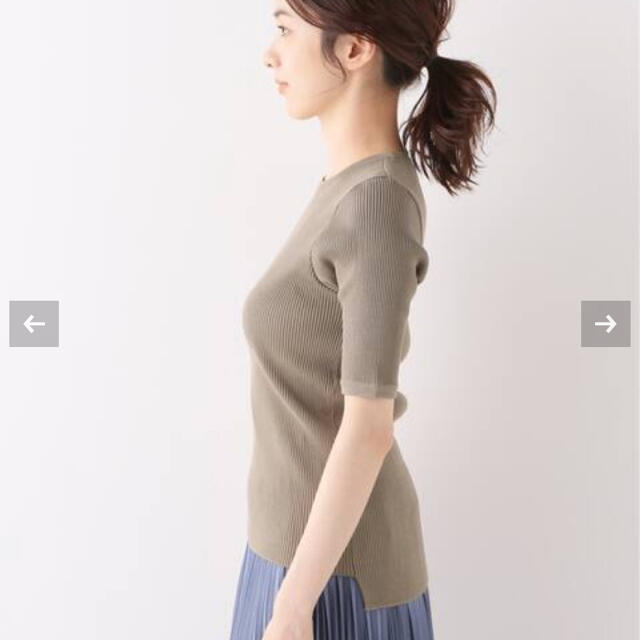 IENA(イエナ)の【AURALEE/オーラリー】HIGH GAUGE RIB KNIT Tシャツ レディースのトップス(Tシャツ(半袖/袖なし))の商品写真