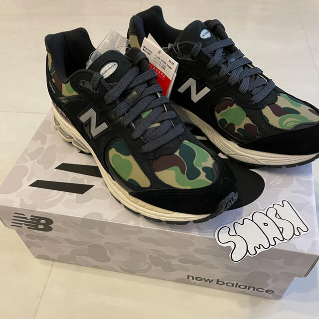 A BATHING APE(アベイシングエイプ)のBape × New Balance 2002R Black 25cm メンズの靴/シューズ(スニーカー)の商品写真