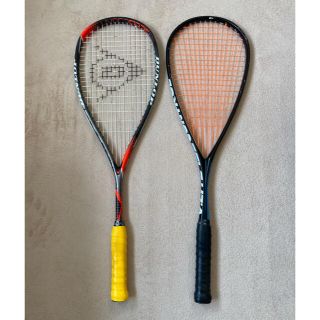 ダンロップ(DUNLOP)の【プロ使用モデル】スカッシュラケット　ダンロップ　他　3点セット(その他)