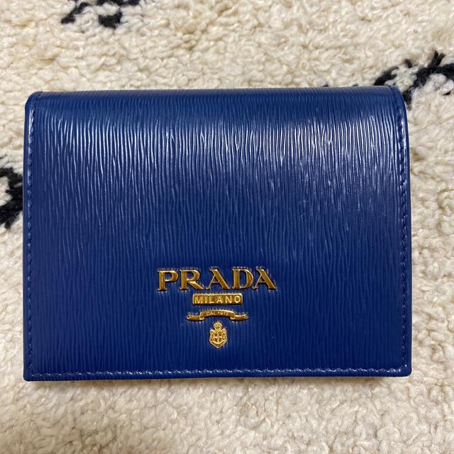 PRADA 二つ折り財布　バイカラー