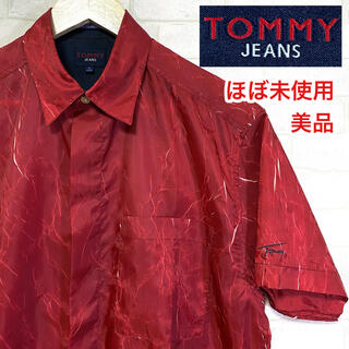 トミー(TOMMY)の☆ほぼ未使用☆ TOMMY JEANS トミージーンズ ポリシャツ 立体シワ加工(シャツ)