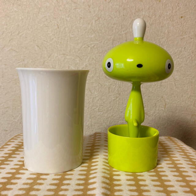 ALESSI 綿棒入れ〈グリーン〉 ALESSI 綿棒入れ〈グリーン〉