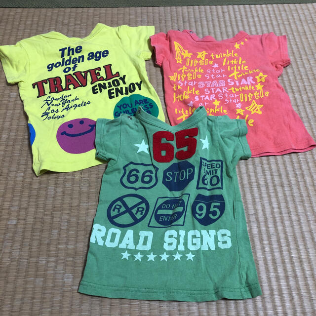 JUNK STORE(ジャンクストアー)のジャンクストアーTシャツ３枚 キッズ/ベビー/マタニティのキッズ服男の子用(90cm~)(Tシャツ/カットソー)の商品写真
