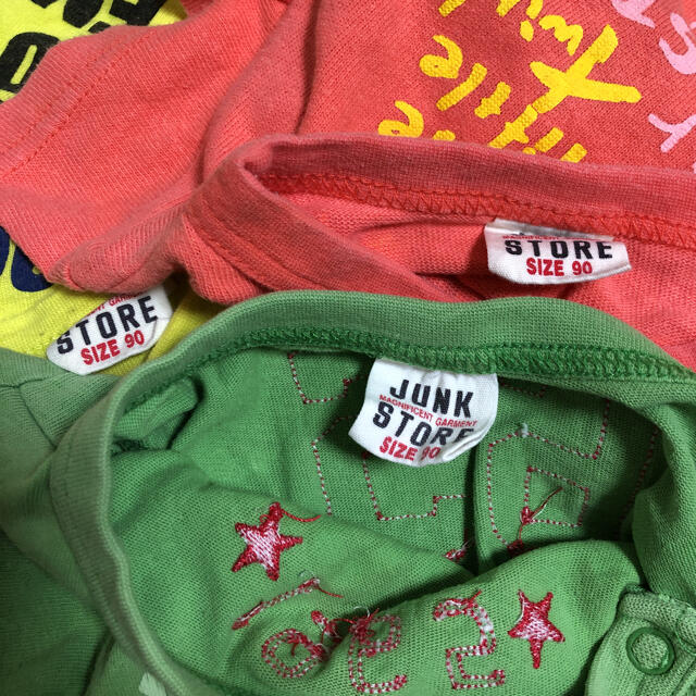 JUNK STORE(ジャンクストアー)のジャンクストアーTシャツ３枚 キッズ/ベビー/マタニティのキッズ服男の子用(90cm~)(Tシャツ/カットソー)の商品写真