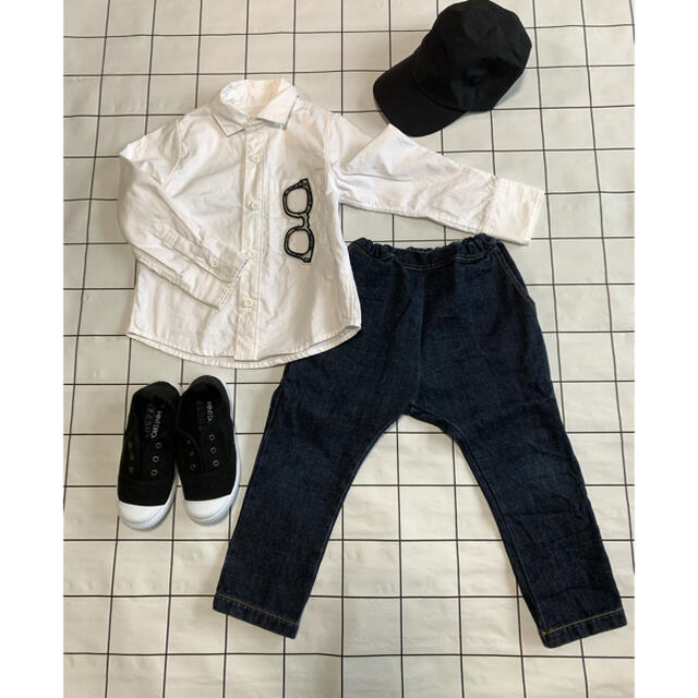 こどもビームス(コドモビームス)のSUPERTHANKS   スーパーサンクス　Yシャツ　 キッズ/ベビー/マタニティのキッズ服男の子用(90cm~)(ブラウス)の商品写真