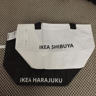 イケア(IKEA)の【店舗限定品】IKEA 渋谷 白×原宿 黒 ショッピングバッグ (エコバッグ)