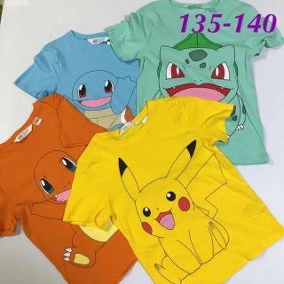 エイチアンドエム(H&M)の大人気‼️135 ポケモンTシャツ4枚セットH&M(Tシャツ/カットソー)