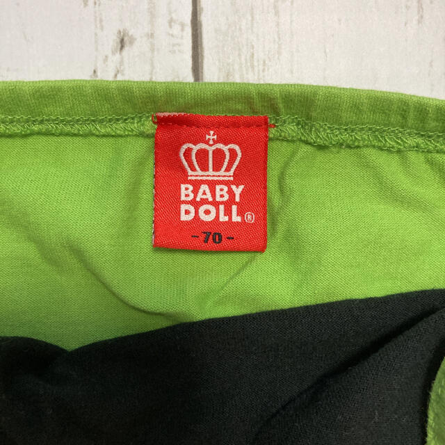 BABYDOLL(ベビードール)のBABYDOLL  70サイズ キッズ/ベビー/マタニティのベビー服(~85cm)(ロンパース)の商品写真
