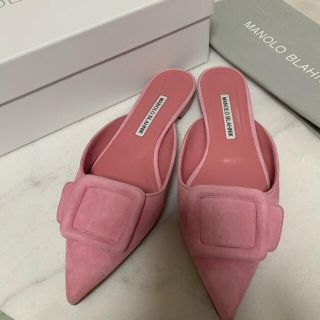 MANOLO BLAHNIK - 新品未使用 マノロブラニク MANOLO BLAHNIK フラット