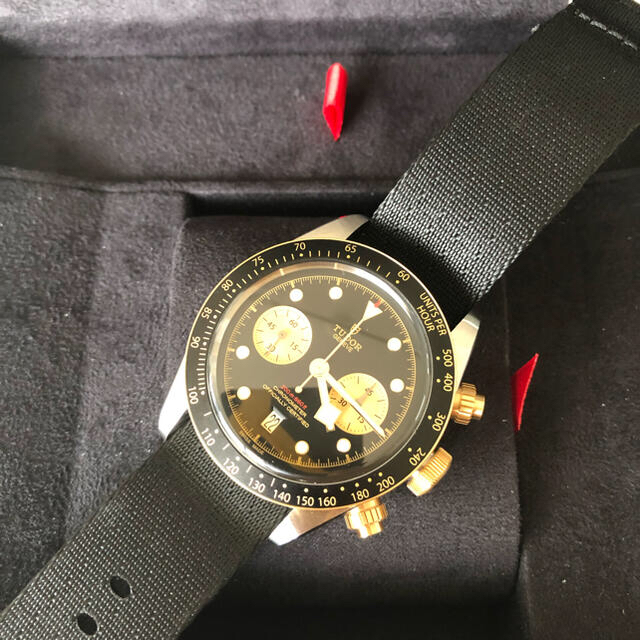 Tudor(チュードル)のチューダー　ヘリテージ  ブラックベイクロノ　79363N メンズの時計(腕時計(アナログ))の商品写真
