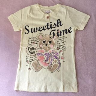 シマムラ(しまむら)のくまちゃん 半袖Tシャツ カットソー レディースM ティーンズ(Tシャツ(半袖/袖なし))