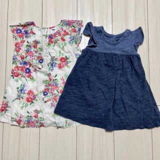 ベビーギャップ(babyGAP)のBaby GAP/OLD NAVY ワンピース 2点セット(ワンピース)