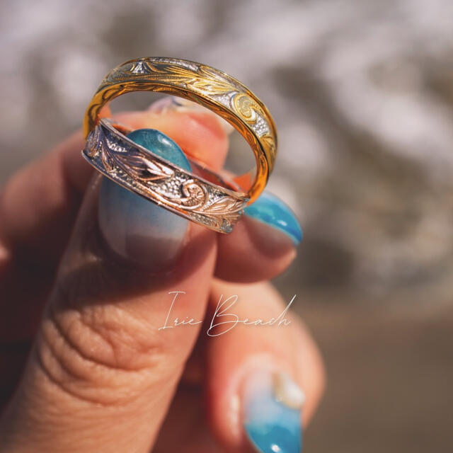 kaleikini ring 【ピンクゴールド17号】 メンズのアクセサリー(リング(指輪))の商品写真