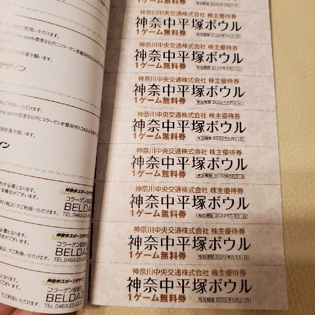 最新 神奈川中央交通 株主優待券 冊子(一冊) チケットの優待券/割引券(その他)の商品写真