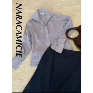 ナラカミーチェ(NARACAMICIE)のNARACAMICIE 長袖シャツ　サイズ７号(シャツ/ブラウス(長袖/七分))