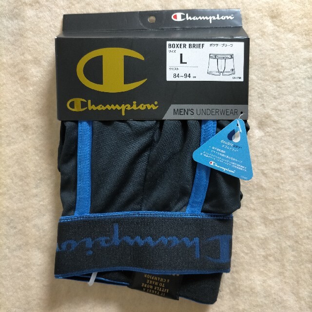 Champion(チャンピオン)のボクサーパンツ チャンピオン 吸汗速乾 Lサイズ 2枚 メンズのアンダーウェア(ボクサーパンツ)の商品写真