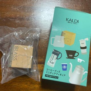 カルディ(KALDI)のKALDI ミニチュアフィギュア　グラスコーヒーサーバー(ミニチュア)