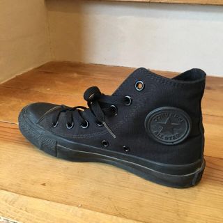 コンバース(CONVERSE)のコンバース オールブラック ハイカット(スニーカー)