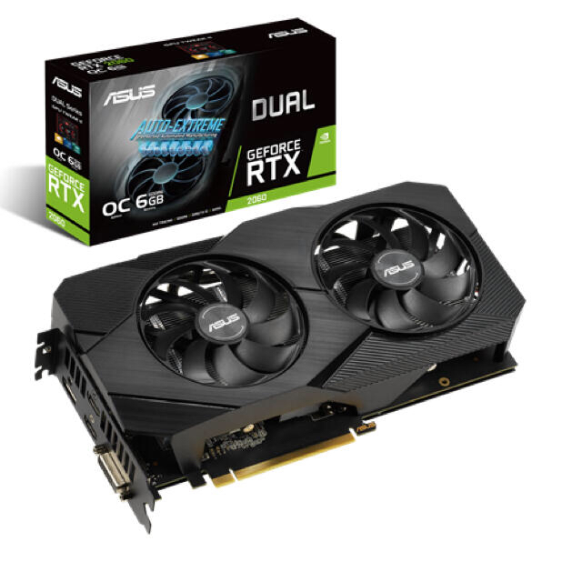 PCパーツDUAL-RTX2060-O6G-EVO