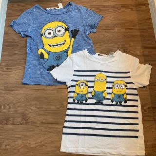 エイチアンドエム(H&M)のH&M ミニオン★男の子 Tシャツ 2点セット 120㎝(Tシャツ/カットソー)