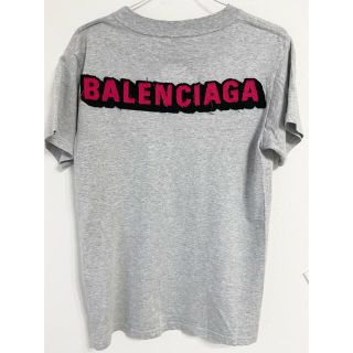 バレンシアガ(Balenciaga)のバレンシアガ★Tシャツ★グレー★XSサイズ(Tシャツ(半袖/袖なし))