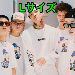 エクストララージ(XLARGE)のXLARGE LEX “LEXLARGE” tシャツ  白　 ロンt L(Tシャツ/カットソー(七分/長袖))