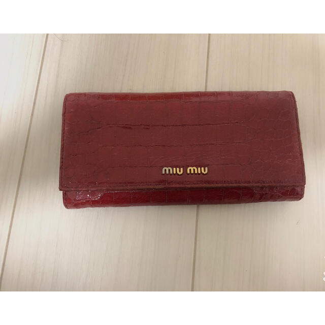 miumiu(ミュウミュウ)のmiu miu♡財布 レディースのファッション小物(財布)の商品写真