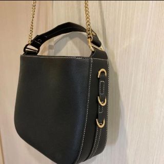 ザラ(ZARA)の2wayバッグ　ZARA ブラック(ハンドバッグ)