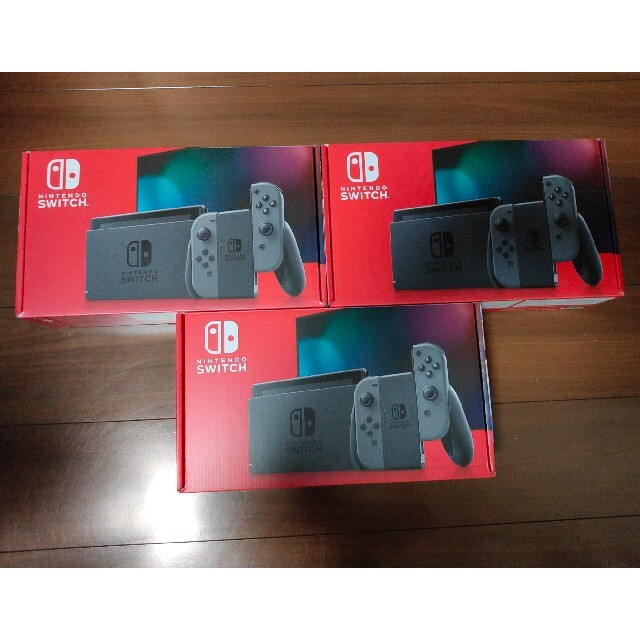 スイッチ【新品未開封品】Nintendo Switch グレー 3台セット