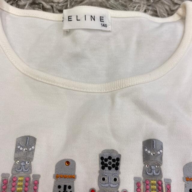 celine(セリーヌ)のセリーヌ140センチ　Tシャツ キッズ/ベビー/マタニティのキッズ服女の子用(90cm~)(Tシャツ/カットソー)の商品写真